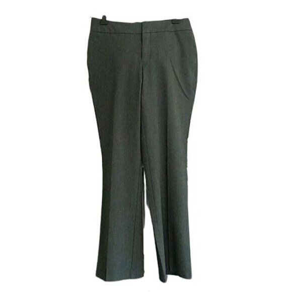 DOCKERS Gray Stretch Stain Defender Mid Rise Work Career Slacks Pants Size 10 - Picture 2 of 9